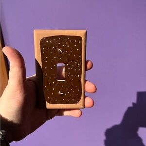 Chocolate Fudge Pop Art Light Switch Cover